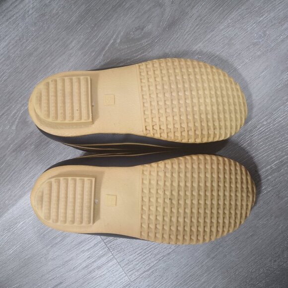 River Land Boots & Shoes Ladies Size 6 Navy Blue & Tan Duck Shoes / Boots - Picture 7 of 8